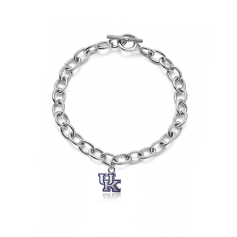 Kentucky University Link Bracelet - Silver