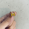 University of Michigan Stud Earrings - Enamel