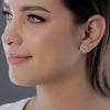 University of Michigan Stud Earrings - Silver