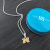 University of Michigan Pendant Necklace - Enamel