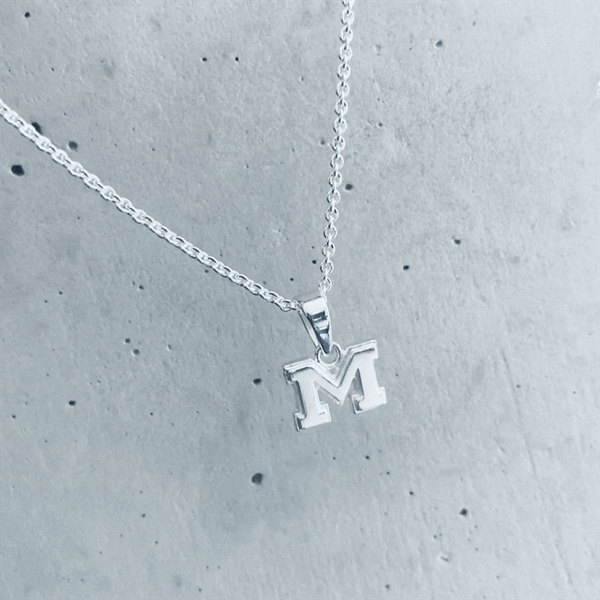 University of Michigan Pendant Necklace - Silver