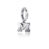 University of Michigan Bracelet Charm - Silver
