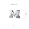 University of Michigan Stud Earrings - Silver