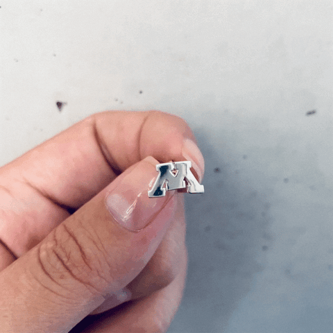 University of Minnesota Stud Earrings - Silver