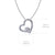Missouri Tigers Heart Pendant Necklace - Silver