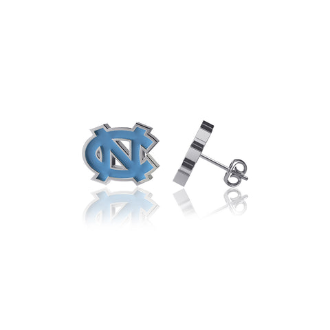 University of North Carolina Post Earrings - Enamel