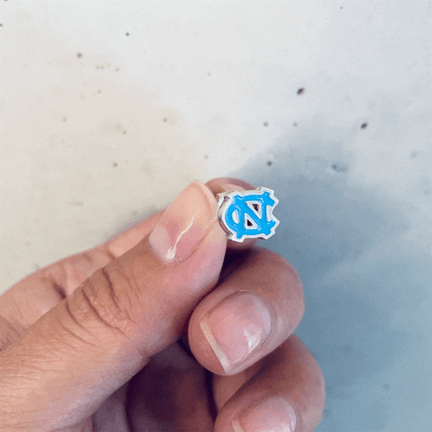 University of North Carolina Stud Earrings - Enamel