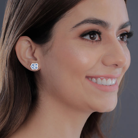 University of North Carolina Stud Earrings - Enamel