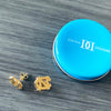 University of North Carolina Stud Earrings - Gold