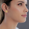 University of North Carolina Stud Earrings - Gold