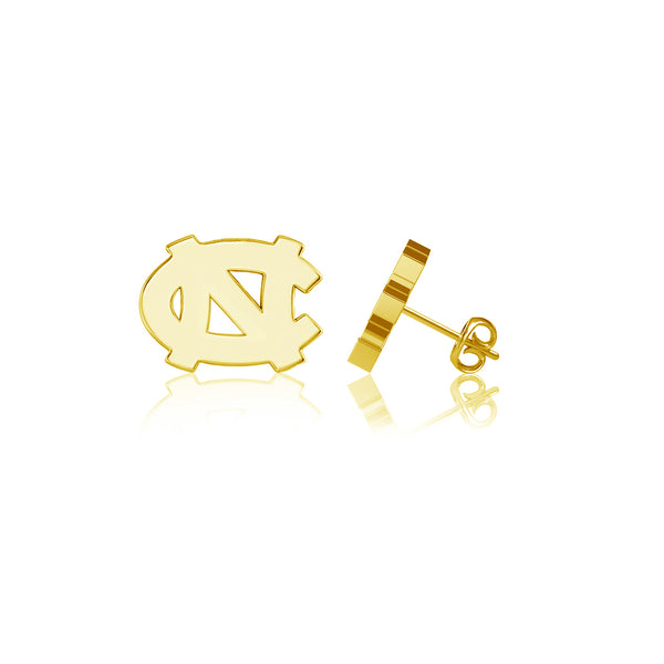 University of North Carolina Stud Earrings - Gold