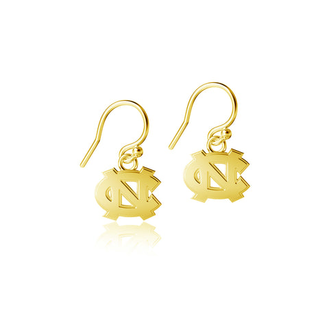 University of North Carolina Dangle Earrings - Gold
