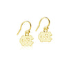 University of North Carolina Dangle Earrings - Gold