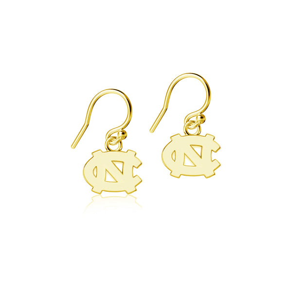 University of North Carolina Dangle Earrings - Gold