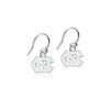 University of North Carolina Dangle Earrings - Silver