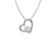 University of North Carolina Heart Necklace - Silver