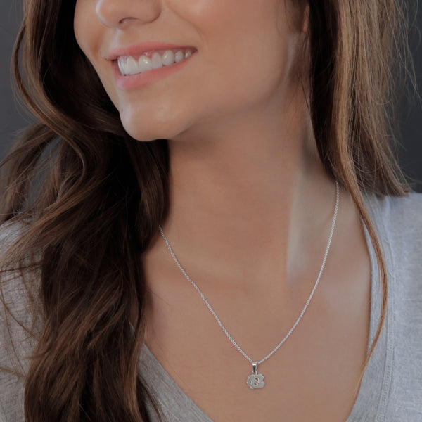 University of North Carolina Pendant Necklace - Silver