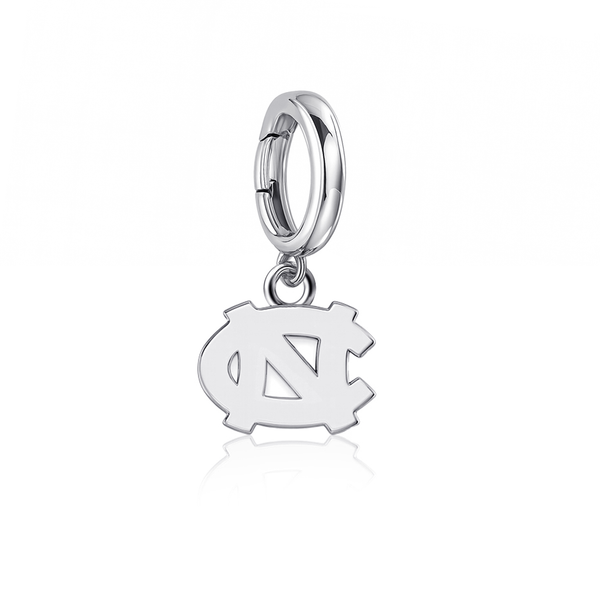 University of North Carolina Bracelet Charm - Silver