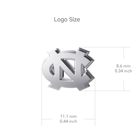 University of North Carolina Dangle Earrings - Silver