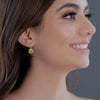 University of Notre Dame Gold Dangle Earrings