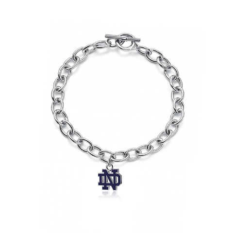 University of Notre Dame Link Bracelet - Enamel