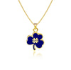 University of Notre Dame Shamrock Pendant Necklace - Gold Enamel