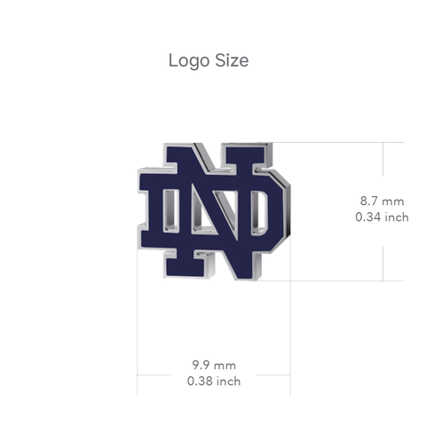 University of Notre Dame Bracelet Charm - Enamel