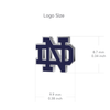 University of Notre Dame Stud Earrings - Enamel