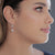 University of Oklahoma Crystal Dangle Earrings - Silver