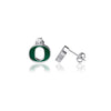 University of Oregon Stud Earrings - Enamel