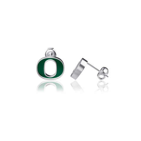 University of Oregon Post Earrings - Enamel