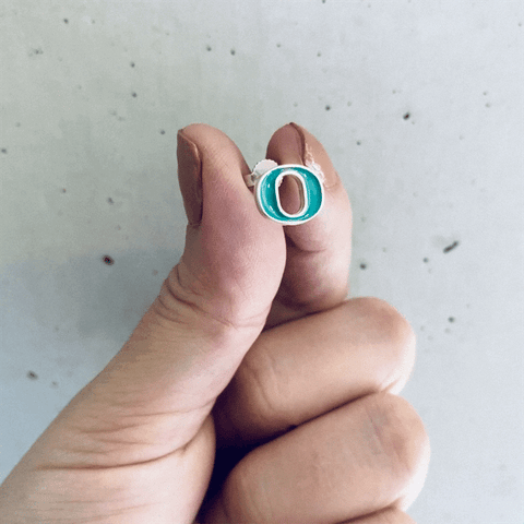 University of Oregon Stud Earrings - Enamel