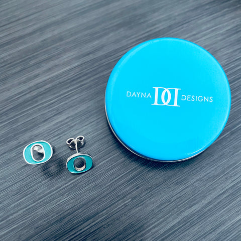 University of Oregon Stud Earrings - Enamel