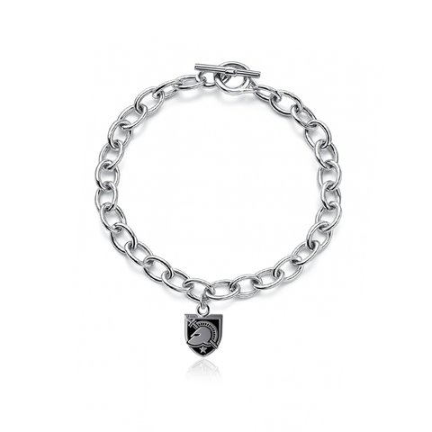 US Military Academy Black Knights Link Bracelet - Enamel
