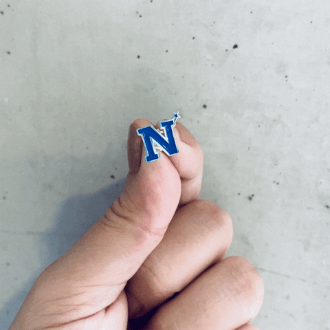US Naval Academy Stud Earrings - Enamel