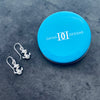 US Naval Academy Dangle Earrings - Silver