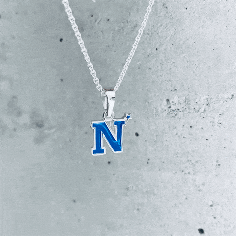 US Naval Academy Pendant Necklace - Enamel