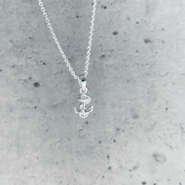 US Naval Academy Pendant Necklace - Silver