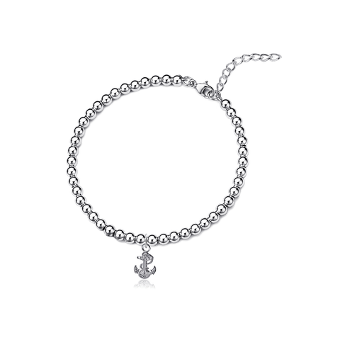 US Naval Academy Beaded Bracelet
