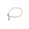 US Naval Academy Pearl Bracelet - Silver
