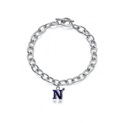 US Naval Academy Link Bracelet - Enamel
