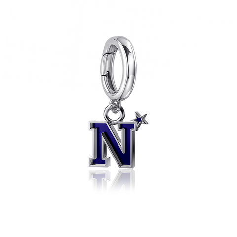 US Naval Academy Bracelet Charm - Enamel