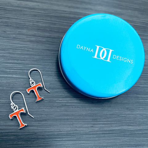 University of Tennessee Dangle Earrings - Enamel