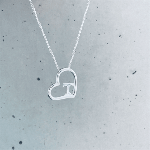 University of Tennessee Heart Pendant Necklace - Silver
