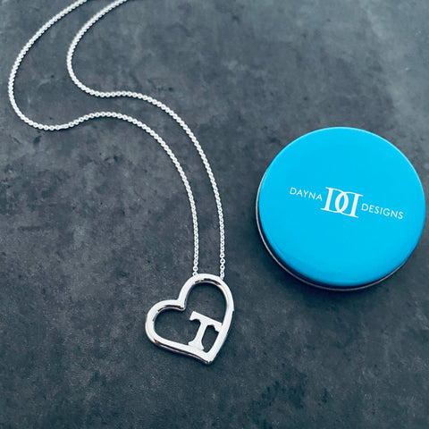 University of Tennessee Heart Pendant Necklace - Silver