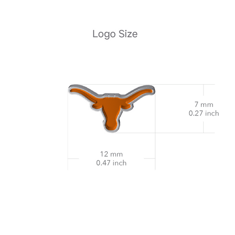 Texas Longhorns Dangle Earrings - Enamel