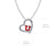 Utah Utes Heart Pendant Necklace - Enamel
