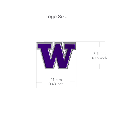 Washington Huskies Stud Earrings - Enamel