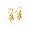 University of Wisconsin Dangle Earrings - Gold