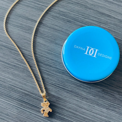 University of Wisconsin Pendant Necklace - Gold